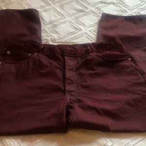 Levi’s 501 Straight Leg Dark Jeans Mens Size 38x32 Authentic Pre Owned